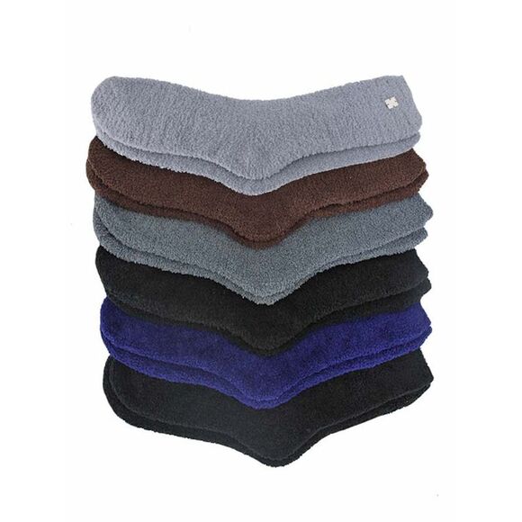 Solid Color Toasty Plush 6 Pack Fuzzy Socks - Picture 6 of 8